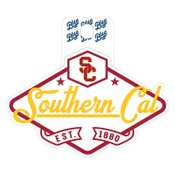 USC Trojans Lacosta Sticker
